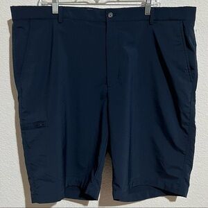 Greg Norman Performance Golf Shorts Navy  Tan 5 Pocket New 42